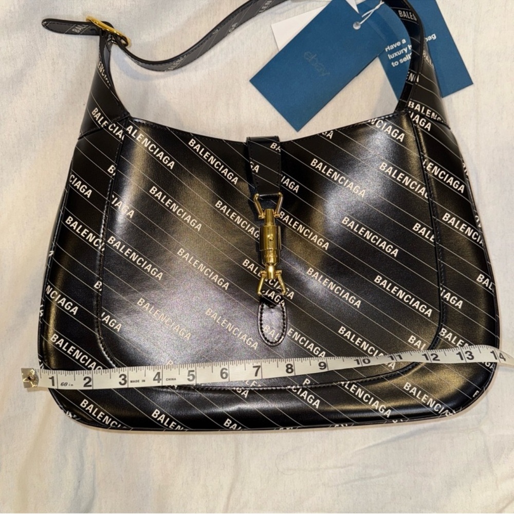 Gucci x Balenciaga Leather Medium Jackie 1961 Hobo - Picture 4 of 12